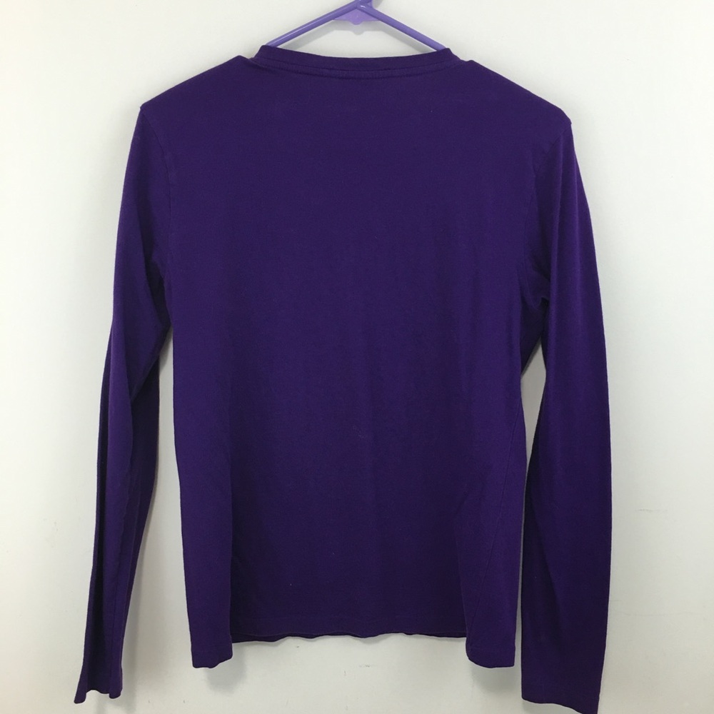 Long Sleeve Polo V-neck - Picture 2 of 2